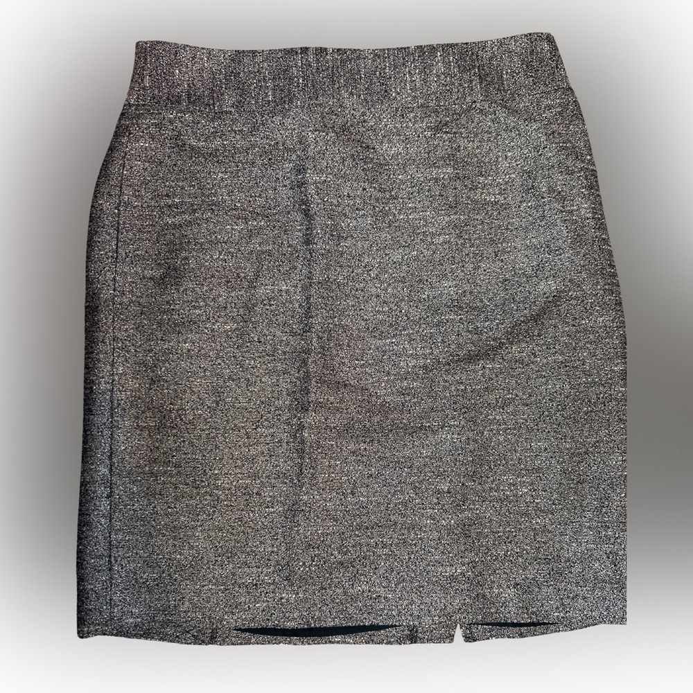 Banana Republic Metallic Woven Pencil Skirt